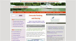 Desktop Screenshot of concreteparking.org