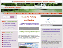 Tablet Screenshot of concreteparking.org